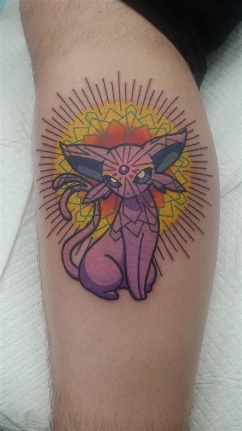 Indian henna artist in parramatta, nsw, 2150. Espeon with geometric patterns Done by Elli Argyrous at ...
