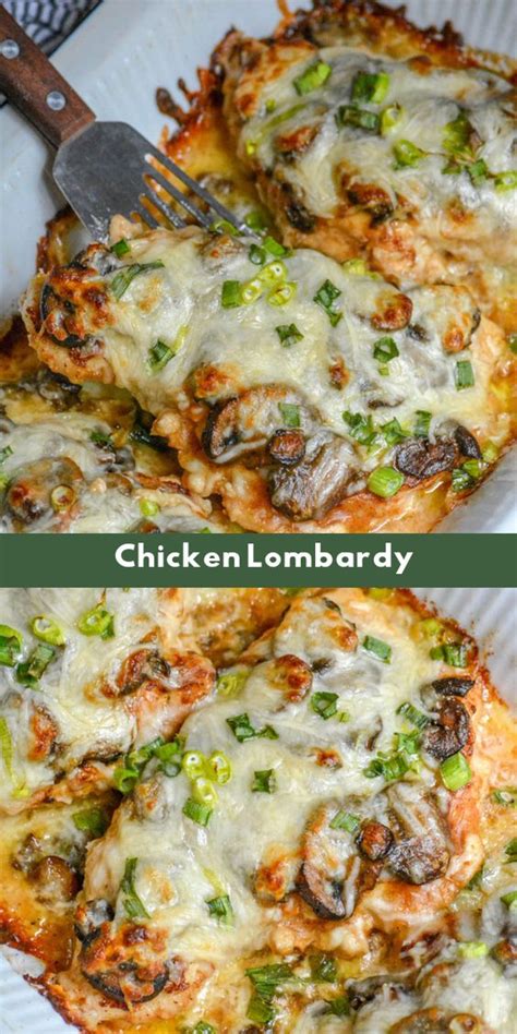 Chicken Lombardy - healthy dinner recipe
