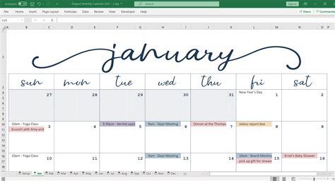 Printable Blank Monthly Calendar Excel Templates Free Monthly