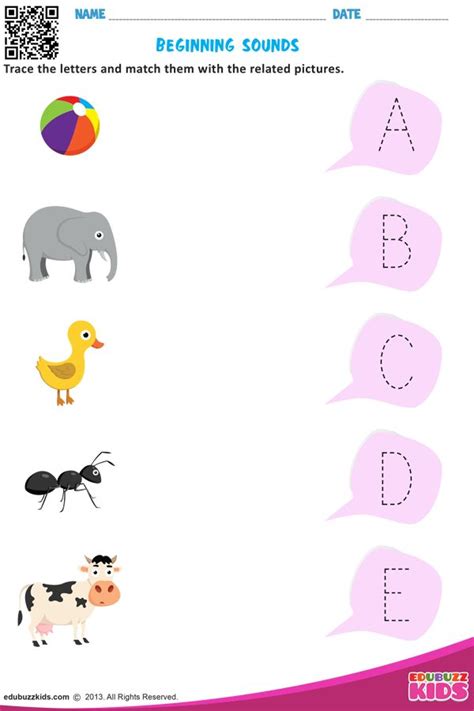 BEGINNING SOUNDS | Beginning sounds worksheets, Alphabet worksheets