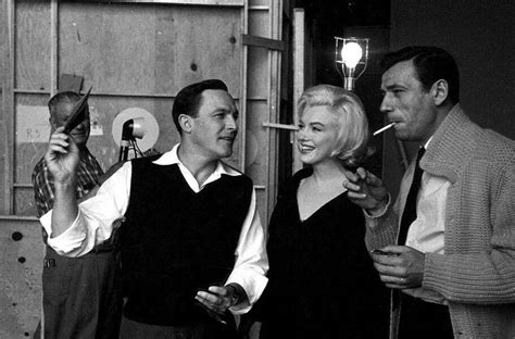 Marilyn Monroe On The Set Of Lets Make Love With Gene Kelly And Yves