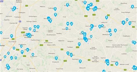 Interactive Cotswolds Map
