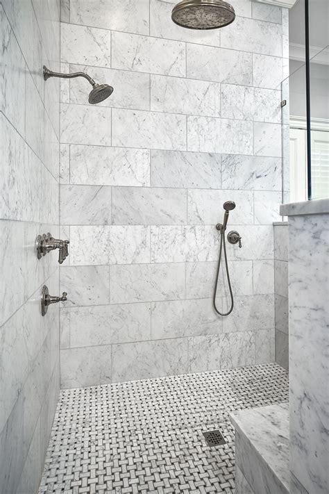 In This Beautiful Walk In Zero Entry Master Bathroom Shower The Walls