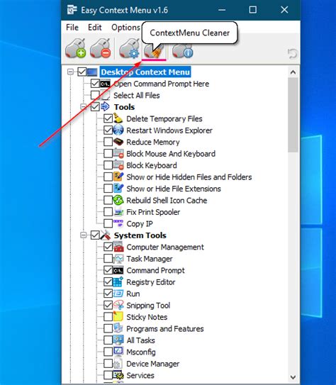 Add Or Remove Right Click Context Menu Items In Windows 1110 Using
