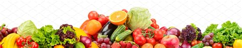 Panorama Fresh Fruits And Vegetables High Quality Food Images