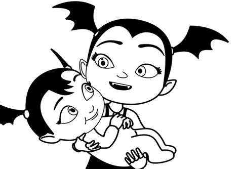 Ausmalbild Vampirina Ausmalbilder für Kinder