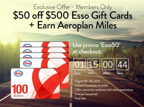 How to use giftcards.com promo code? Shop.ca Canada Deals: $500 Esso Gift Cards For $450 ...