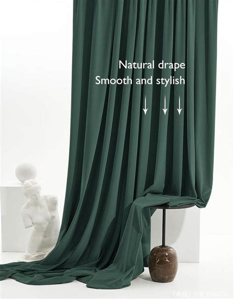 Gordijnen Groen Velvet Kant en klaar 140x270cm
