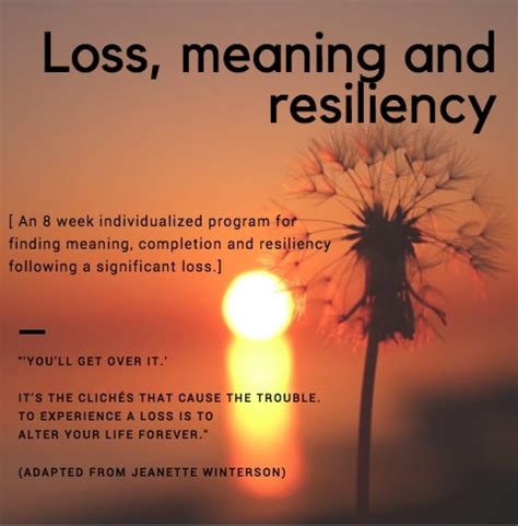 In the night of death, hope sees a star, and listening love can hear the rustle of a wing. 8 Week Individualized Program for Loss and Grief - Leslie ...