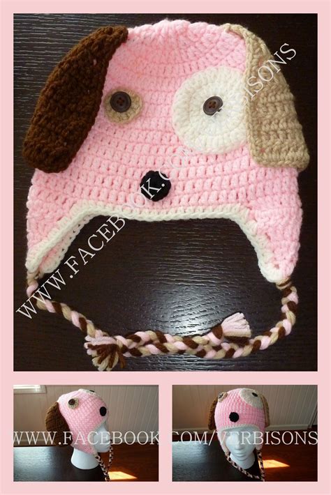 Crocheted Puppy 20 Each Made To Order Custom Crochet Crochet Hats