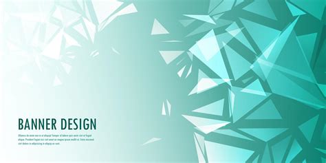 Abstract Low Poly Banner Design 563089 Vector Art At Vecteezy