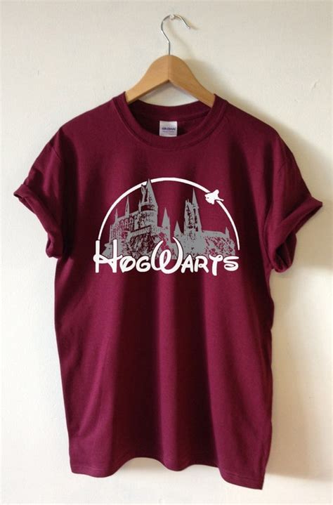 Hogwarts T Shirt Harry Potter T Shirt Tee Shirt By Tmeprinting