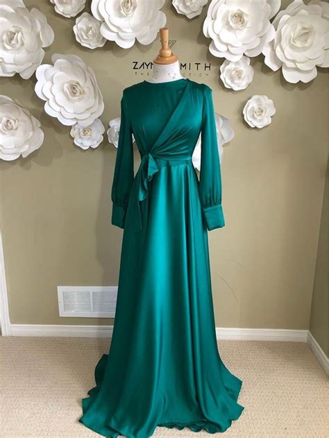 Emerald Green Evening Dress ZAYNAB SMITHDRESSES MAXI DRESSES
