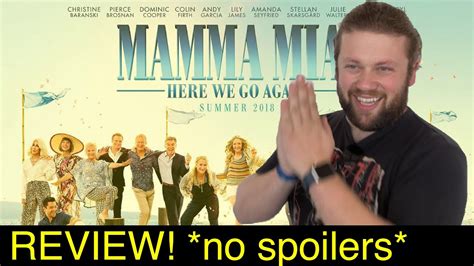 Mamma Mia Here We Go Again Review No Spoilers Youtube