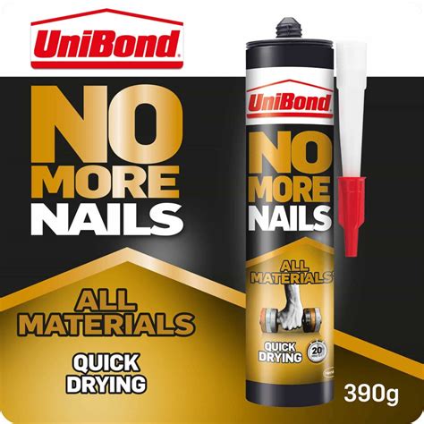 Unibond No More Nails Quick Drying Adhesive 290g Adhesives Bandm