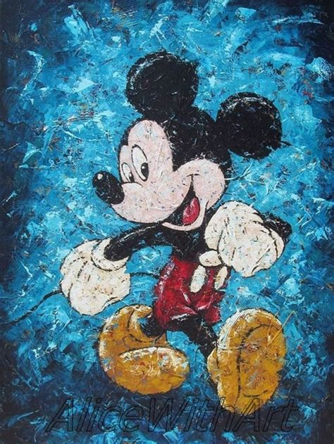 5d Diy Diamond Painting Kit Disney Mickey Mouse Diamond Etsy