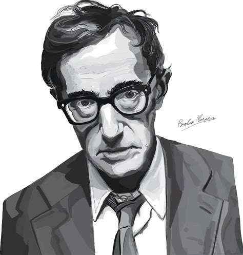 Woody Allen Cg Portrait On Behance
