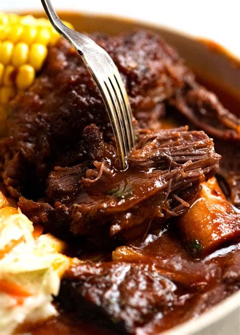 Beef Ribs In Bbq Sauce Slow Cooked Short Ribs Recipetin Eats