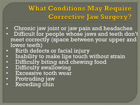 Ppt Corrective Jaw Surgery By Dr Gregory Casey Powerpoint