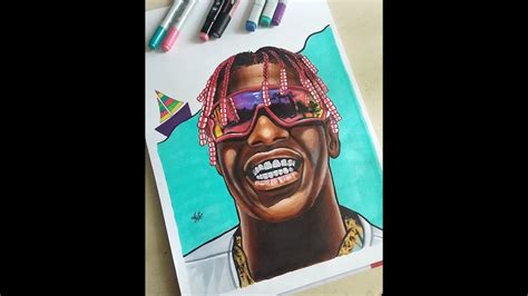 Lil Yachty Copicmarker Drawing Youtube