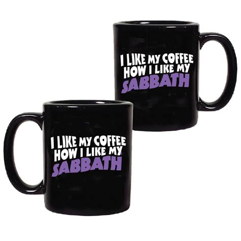 I Love My Coffee Mug Black Sabbath Uk