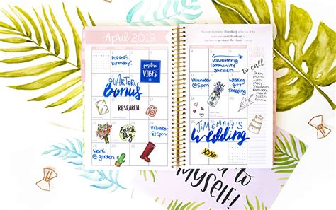 Bloom Daily Planners 2019 Calendar Year Day Planner