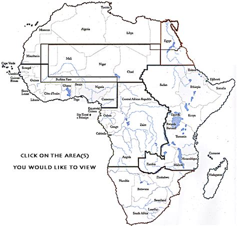 Clickable Map Of The African Continent