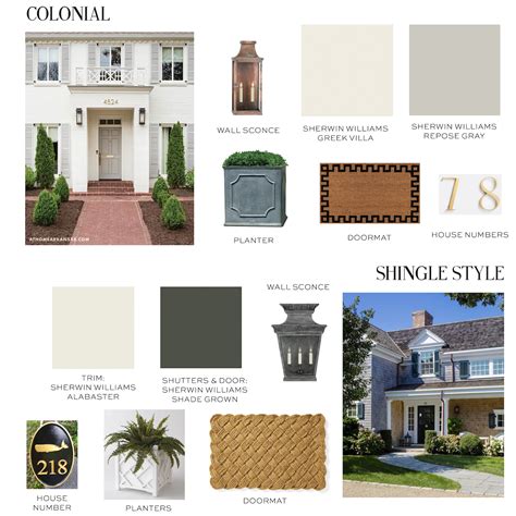 Elements Of Style Classic But Cool Exterior Color Palettes