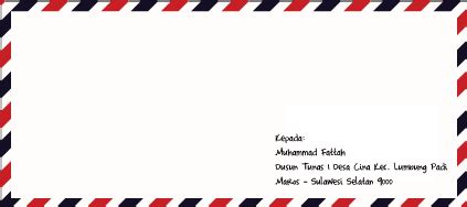 Cara Penulisan Alamat Surat Yang Baik dan Benar [Menurut Pos Indonesia]