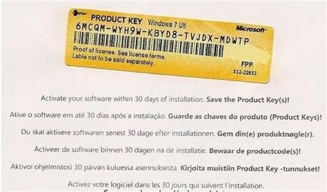 Windows 7 Ultimate Product Key Label By Si Yuan International Coltd