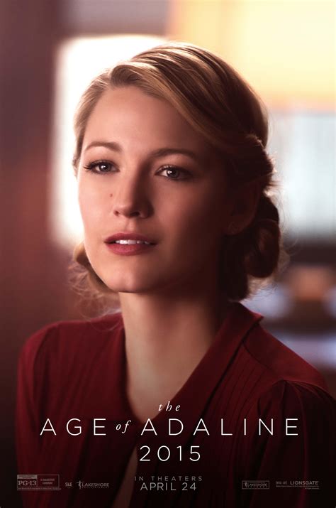 Blake Lively Featured In New Character Posters For The Age Of Adaline
