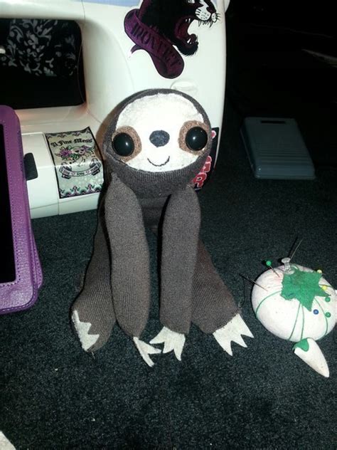 Sock Sloth · A Sloth Plushie · Sewing On Cut Out Keep · Version By