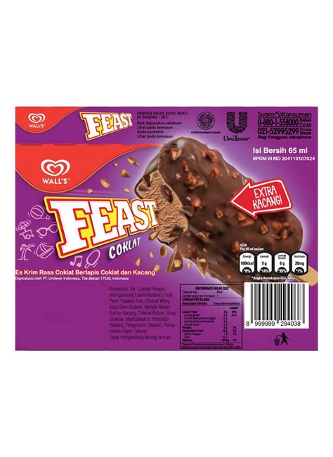 Tease your taste buds and click the links to find out more information. Wall's Ice Cream Feast Chocolate 65Ml | KlikIndomaret