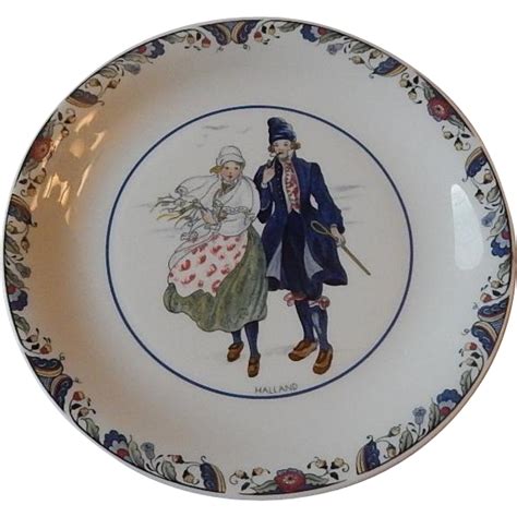 Rorstrand Swedish National Costumes Smaland Plate From