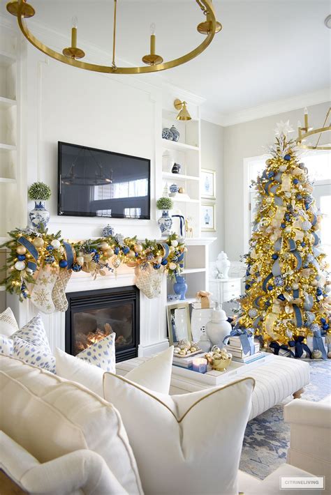 Create A Coastal Feel With Blue Christmas Decor For Your Christmas Theme