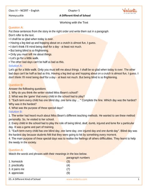 Ncert Solutions For Class 6 English Unit 5 Poem Where Do All The Porn