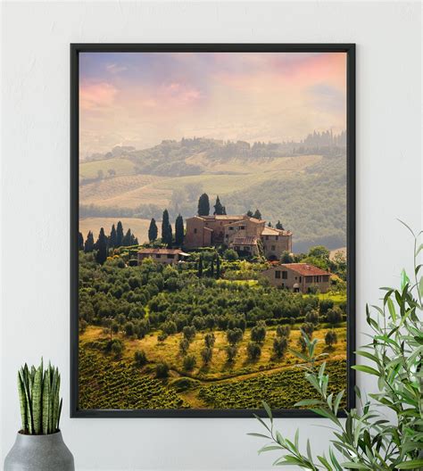 Dreaming Of Tuscany Unique Wall Art Framed Poster Art Poster Frame