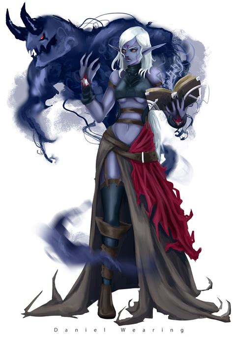 Drow Summoner Elves Fantasy Character Art Fantasy Female Warrior