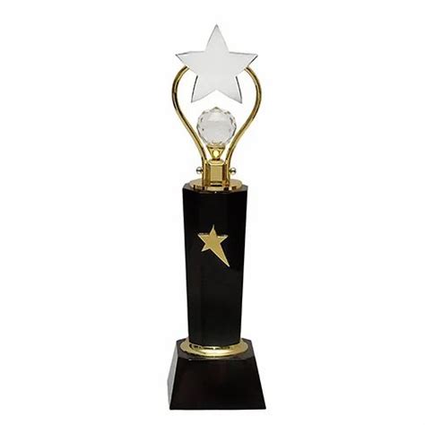 Wooden Star Crystal Trophy For Award Cerenomy At Rs 450piece In