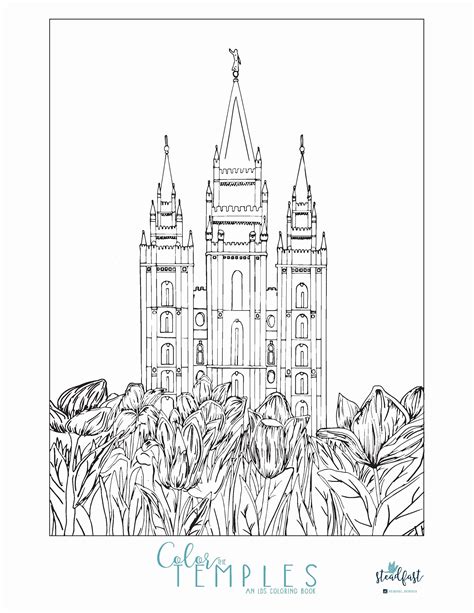 16 Lds Temple Coloring Pages Just Kids