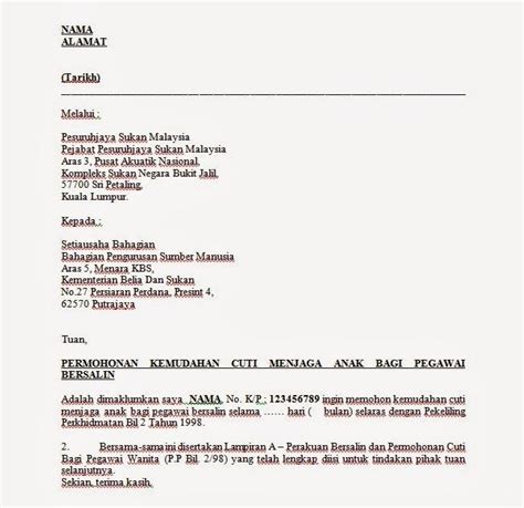 We did not find results for: Contoh Surat Rasmi Cuti Sekolah Anak | Anirasota