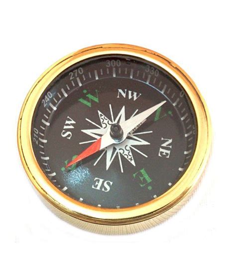 A device for finding direction with a needle that can move easily and that always points to…. Artshai Small Pocket Brass Magnetic Compass: Buy Artshai ...