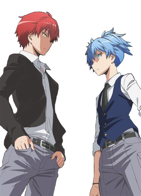 Akabane Karma Vs Nagisa Shiota Render By Mrze On Deviantart