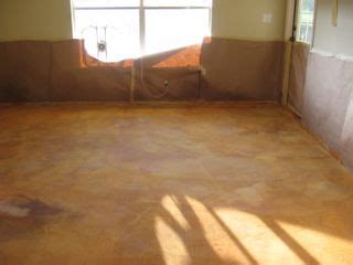 • you too can learn how to diy floors. Basement Floor - DIY Stained Concrete | Basement flooring options, Concrete stained floors ...