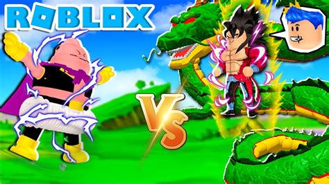 Berhasil Membuka Goku Super Saiyan 4 Vs Majin Buu Di Roblox Youtube