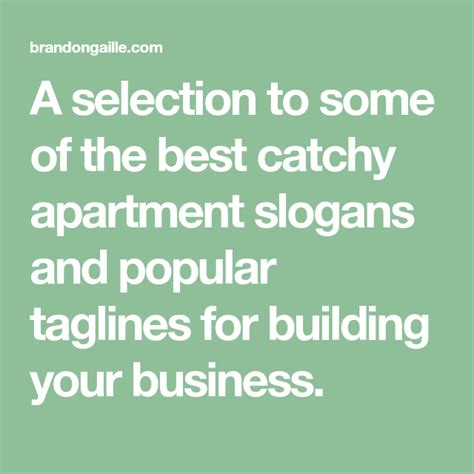 150 Catchy Apartment Slogans And Popular Taglines Slogan Apartment