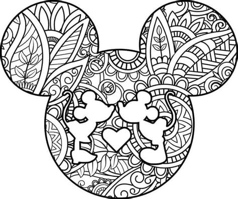 Coloriage Mandala Disney Gratuit télécharger et imprimer gratuit sur ColoriageEnfant