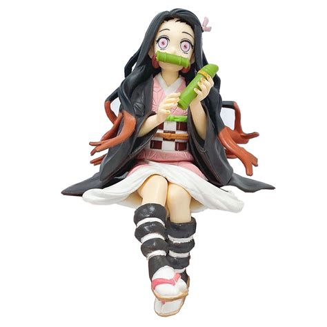 Buy Demon Slayer Figure Eat Rice Balls Figures Pvc Model Toys Tanjiro