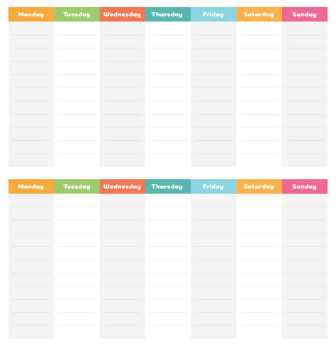 Blank 2 Week Printable Calendar 2024 Calendar Printable