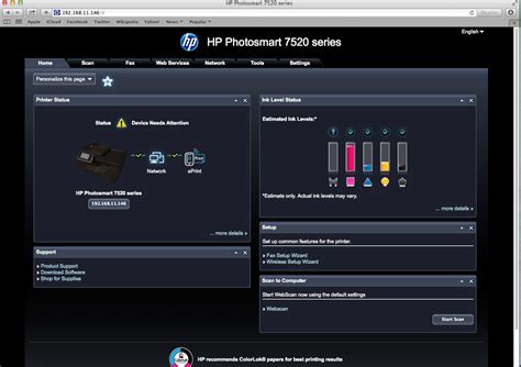 You can try move to another location. HP Photosmart 7525 Unable to connect to web services - HP ...